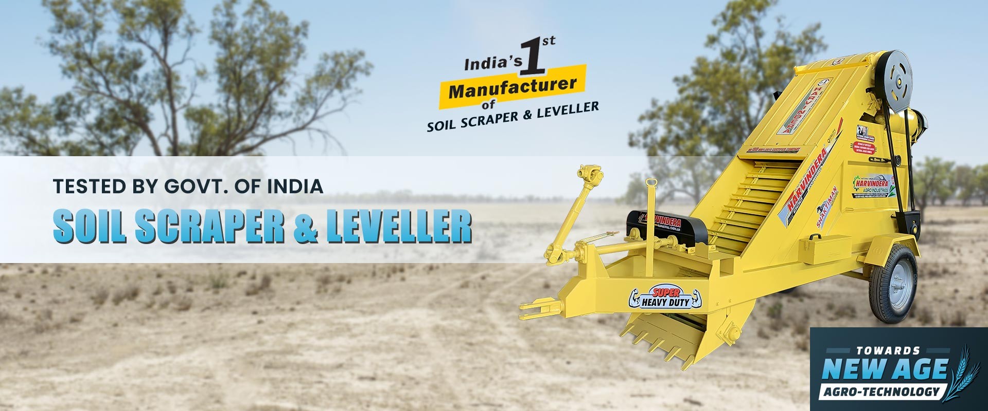 Soil Scraper & Leveller Slide